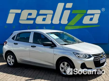 Chevrolet ONIX 1.0 MT na cor Prata em Guarapuava / PR - 6936392