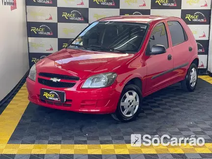 Chevrolet CELTA LS 1.0 VHC-E 8V FLEXPOWER na cor Vermelha no Porto Alegre / RS - 6580677
