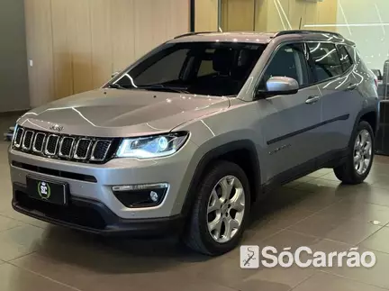 JEEP COMPASS LONGITUDE (PACK PREMIUM) AWD 2.0 TB AT9 na cor Prata em Londrina / PR - 6661140