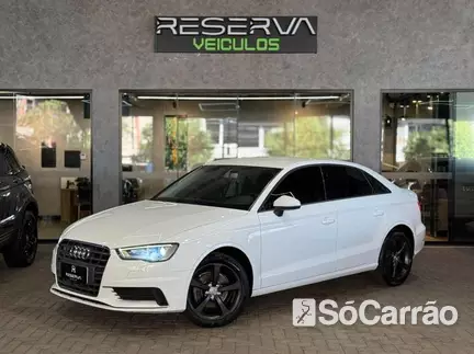 Audi A3 SEDAN ATTRACTION 1.4 16V TFSI S TRONIC na cor Branca em Londrina / PR - 6832806