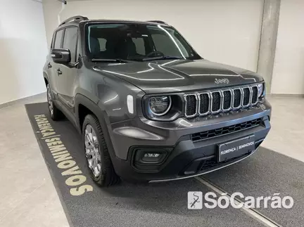 JEEP RENEGADE LONGITUDE 1.3 T270 TB AT6 na cor Cinza em Curitiba / PR - 6720385