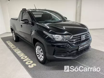 Fiat STRADA CS FREEDOM 1.3 8V FIREFLY na cor Preta em Curitiba / PR - 6757979