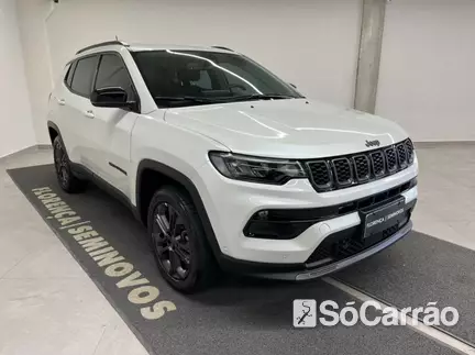 JEEP COMPASS LONGITUDE NIGHT EAGLE 4X2 1.3 T270 TB AT6 na cor Branca em Curitiba / PR - 6800884