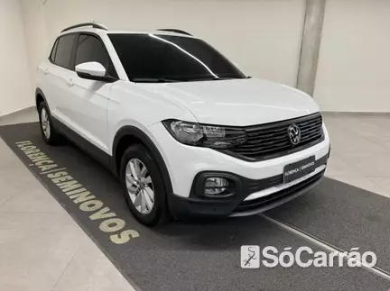 Volkswagen T-CROSS 200 1.0 TSI AT na cor Branca em Curitiba / PR - 6893020