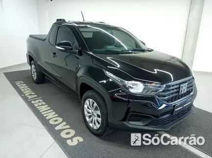 Fiat STRADA CS FREEDOM 1.3 8V FIREFLY na cor Preta em Curitiba / PR - 6925360