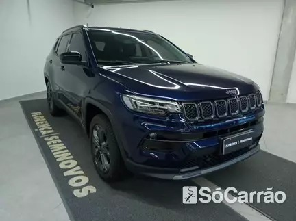 JEEP COMPASS LONGITUDE 4X2 1.3 T270 TB AT6 na cor Azul em Curitiba / PR - 6970698