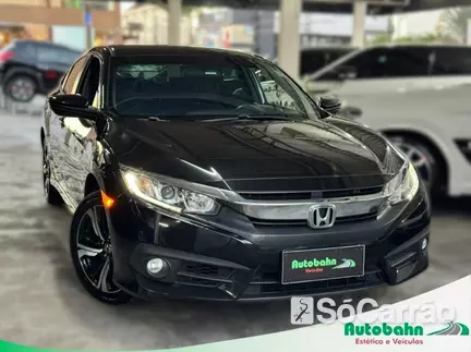 Honda CIVIC G10 EX 2.0 16V CVT na cor Preta em Joinville / SC - 6713547