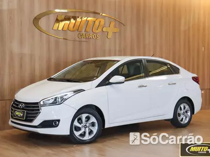 Hyundai HB20S PREMIUM 1.6 16V na cor Branca em São José / SC - 6759960