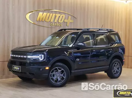 Ford BRONCO SPORT WILDTRAK AWD 2.0 16V ECOBOOST GTDI AT na cor Preta em São José / SC - 6836702
