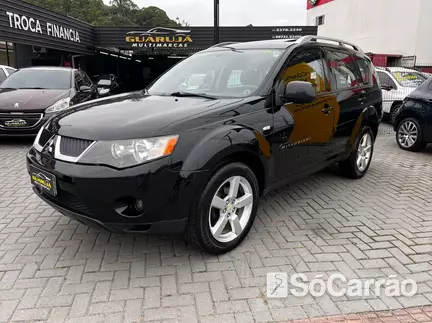Mitsubishi OUTLANDER 4WD 3.0 V6 24V AT na cor Preta em Joinville / SC - 6822306