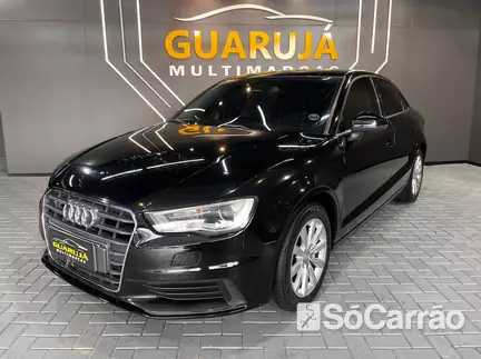 Audi A3 SEDAN ATTRACTION 1.4 16V TFSI S TRONIC na cor Preta em Joinville / SC - 6948224