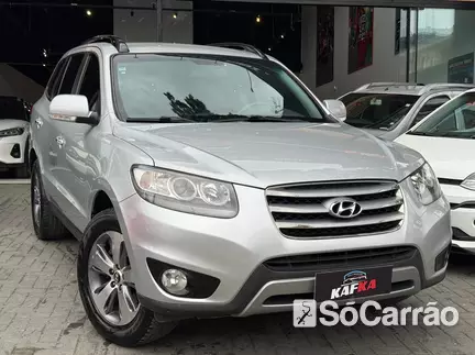 Hyundai SANTA FE GLS 2WD 2.4 16V AT na cor Prata em Joinville / SC - 6778812