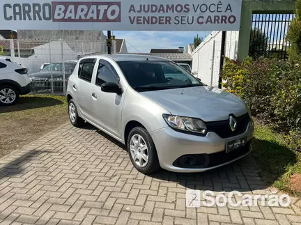 Renault SANDERO AUTHENTIQUE 1.0 16V HIPOWER na cor Prata em Curitiba / PR - 6788673
