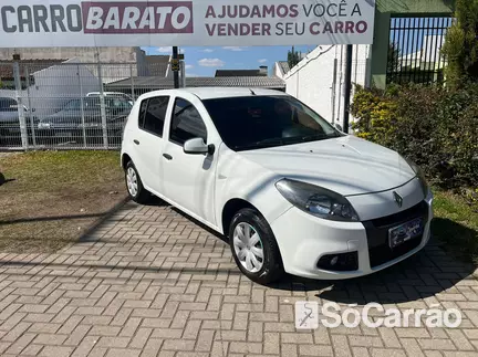 Renault SANDERO AUTHENTIQUE PLUS 1.0 16V HIPOWER na cor Branca em Curitiba / PR - 6965535