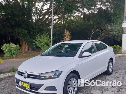 Volkswagen VIRTUS (INTERATIVIDADE) 1.6 MSI 16V na cor Branca em Florianópolis / SC - 6770552