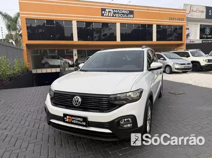 Volkswagen T-CROSS 200 1.0 TSI AT6 na cor Branca em Curitiba / PR - 6664039