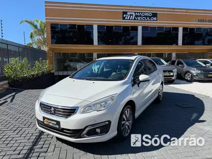 Peugeot 408 GRIFFE 1.6 16V THP TIP na cor Branca em Curitiba / PR - 6739259