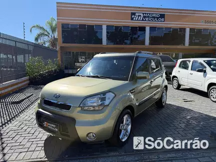 KIA SOUL EX 2.0 16V AT na cor Verde em Curitiba / PR - 6809486