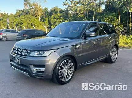 Land Rover RANGE ROVER SPORT HSE 4X4 3.0 S/C V6 na cor Cinza em Palhoça / SC - 6577387