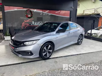 Honda CIVIC G10 SPORT 2.0 16V CVT na cor Prata em Joinville / SC - 6383796
