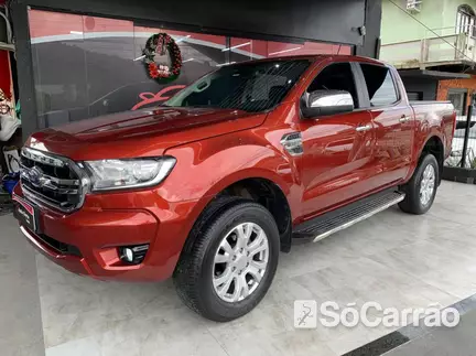 Ford RANGER CD XLT 4X4 3.2 20V TDCI AT na cor Vermelha em Joinville / SC - 6412105