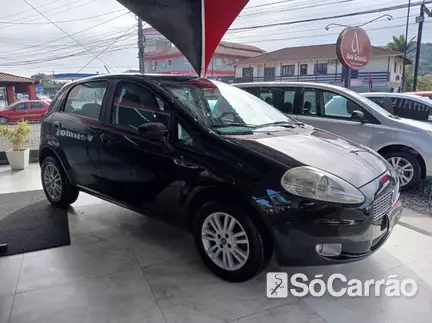 Fiat PUNTO ATTRACTIVE 1.4 8V na cor Preta em Joinville / SC - 6687502