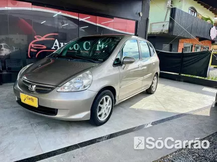 Honda FIT LX 1.4 8V CVT na cor Champagne em Joinville / SC - 6725486