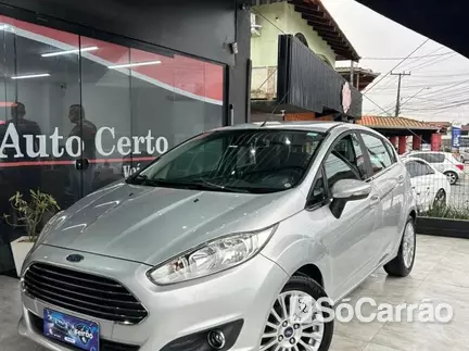 Ford NEW FIESTA TITANIUM PLUS 1.6 16V P.SHIFT na cor Prata em Joinville / SC - 6968705