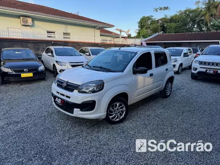 Fiat UNO ATTRACTIVE 1.0 6V na cor Branca em Joinville / SC - 6557075