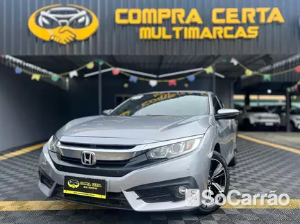 Honda CIVIC G10 EX 2.0 16V CVT na cor Prata em Joinville / SC - 6806201