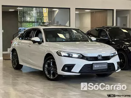Honda CIVIC TOURING EHEV 2.0 AT na cor Branca em Florianópolis / SC - 6697625