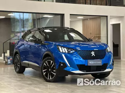 Peugeot 2008 E-GT EV 50KWH na cor Azul em Florianópolis / SC - 6800793