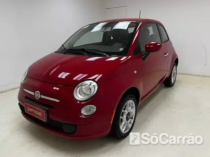 Fiat 500 CULT EVO 1.4 8V DUAL na cor Vermelha em São José / SC - 6513908