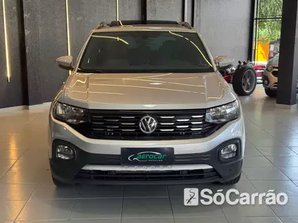 Volkswagen T-CROSS COMFORTLINE 200(SKY VIEW II) 1.0 TSI AT6 na cor Prata em Londrina / PR - 6981807