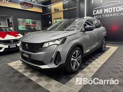 Peugeot 3008 GRIFFE 1.6 TB 16V TIP na cor Cinza em CHAPECO / SC - 6784953