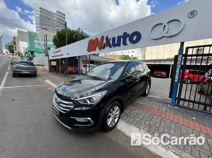 Hyundai SANTA FE GLS 7LUG 4WD 3.3 V6 AT na cor Preta em CHAPECO / SC - 6543923