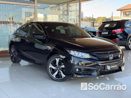 Honda CIVIC G10 SPORT 2.0 16V CVT na cor Preta em Florianópolis / SC - 6796462