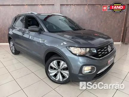 Volkswagen T-CROSS HIGHLINE 250 1.4 TSI AT na cor Cinza em Arapongas / PR - 6736444