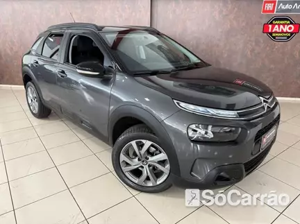 Citroen C4 CACTUS FEEL 1.6 16V AT na cor Cinza em Arapongas / PR - 6924043