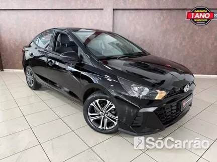 Hyundai HB20S COMFORT 1.0 TGDI 12V AT6 na cor Preta em Arapongas / PR - 6925080