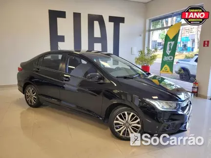 Honda CITY LX 1.5 CVT na cor Preta em Arapongas / PR - 6973495