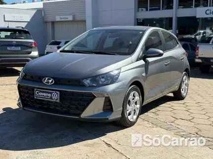 Hyundai HB20 SENSE PLUS 1.0 MT5 na cor Cinza em Arapongas / PR - 6915512