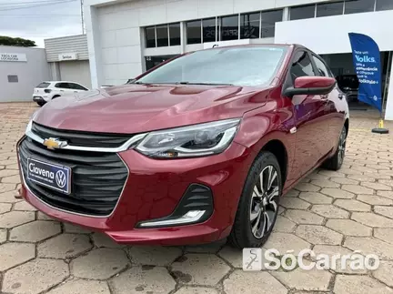 Chevrolet ONIX PREMIER 1.0 TB 12V AT6 na cor Vermelha em Arapongas / PR - 6915529