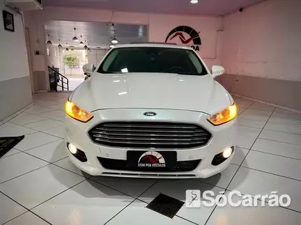 Ford FUSION TITANIUM AWD 2.0 16V GTDI AT na cor Branca no Porto Alegre / RS - 6746145