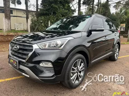 Hyundai CRETA PRESTIGE 2.0 16V AT6 na cor Preta em Xanxere / SC - 6237801