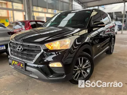 Hyundai CRETA PULSE 1.6 16V AT6 na cor Preta em Xanxere / SC - 6635851