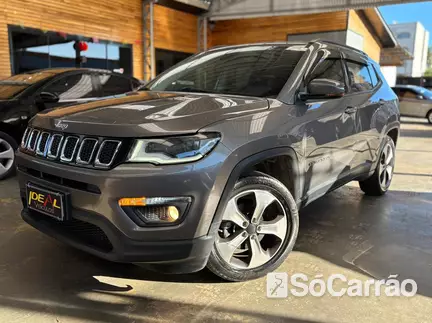 JEEP COMPASS LONGITUDE 4X2 2.0 16V AT6 na cor Cinza em Xanxere / SC - 6635867