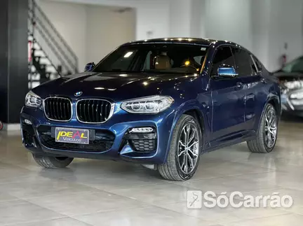 BMW X4 XDRIVE20I M SPORT 4X4 2.0 TB AT8 na cor Azul em Xanxere / SC - 6727657