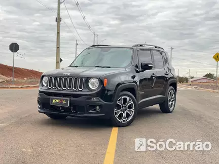 JEEP RENEGADE LONGITUDE 1.8 16V AT6 na cor Preta em Xanxere / SC - 6796400