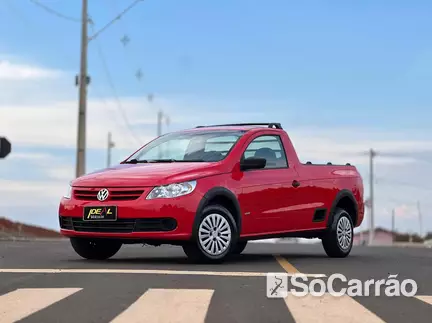 Volkswagen SAVEIRO CS G5 1.6 8V na cor Vermelha em Xanxere / SC - 6806487